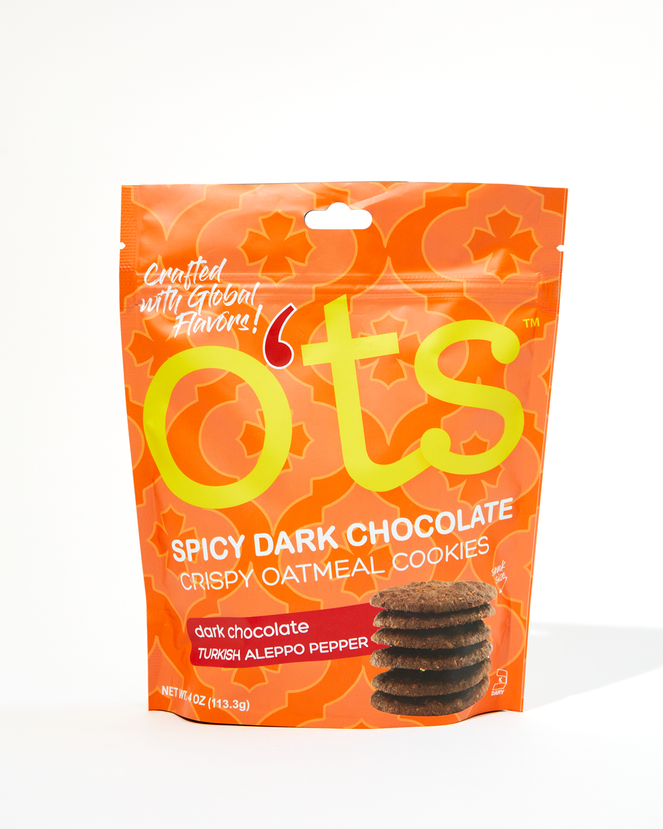 Spicy Dark Chocolate Oatmeal Cookies