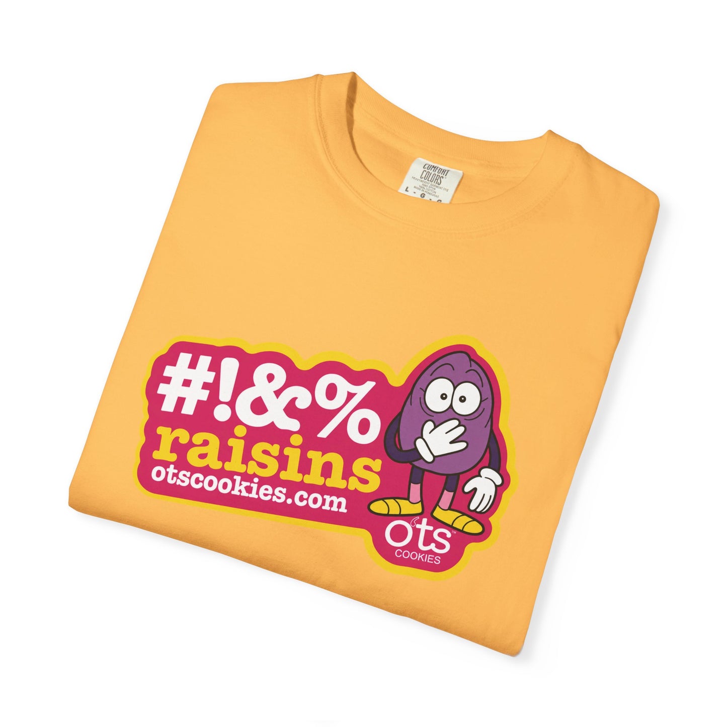 
                  
                    F*ck Raisins T-shirt | Bold Retro Logo, Cartoon Grape Graphic
                  
                