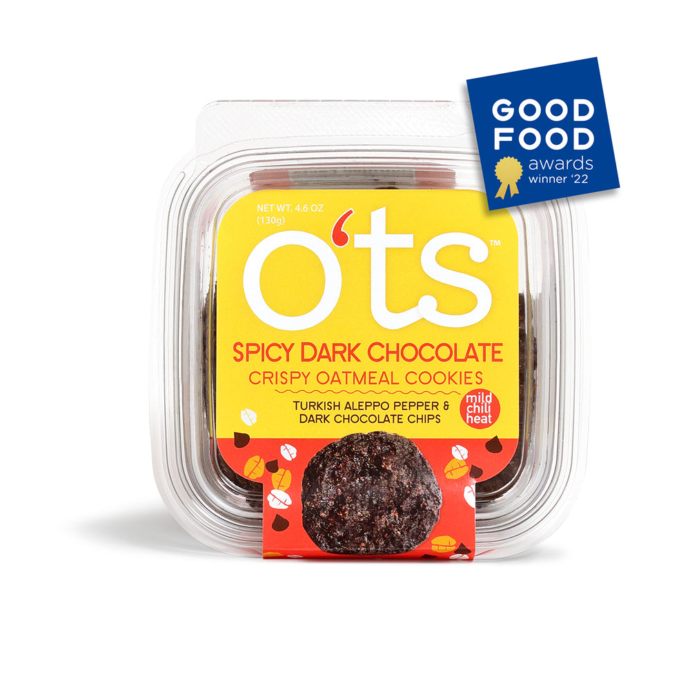 Spicy Dark Chocolate Oatmeal Cookies