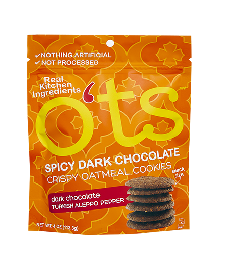 Spicy Dark Chocolate Oatmeal Cookies